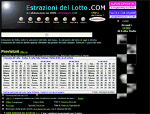 Tablet Screenshot of estrazioni-del-lotto.com